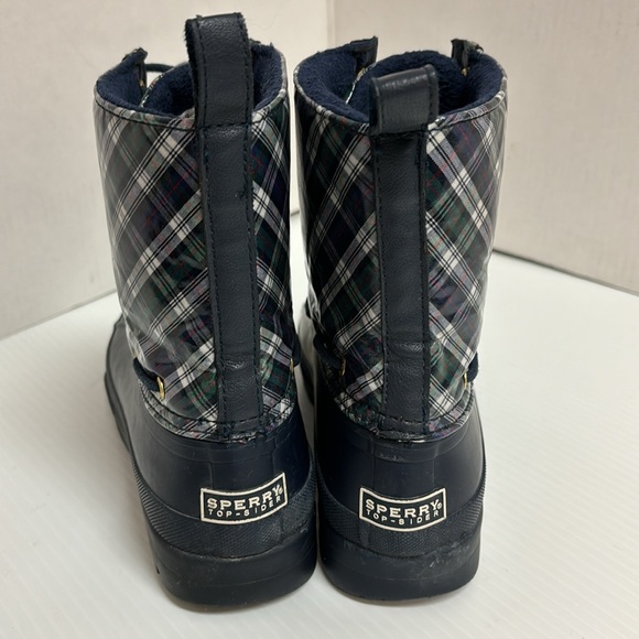 Sperry Top-Sider Women's Gosling Navy Waterproof Rubber Boot. Sz 8 - Picture 3 of 10
